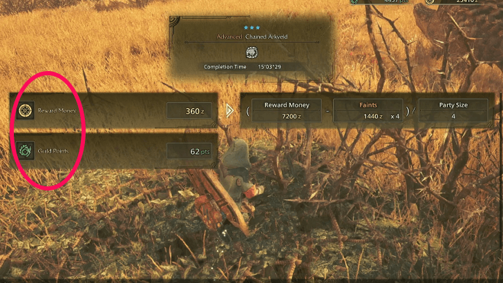 Zenny and Guild Points