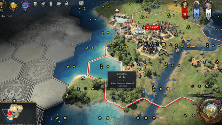 Gold yields on Coastal tiles