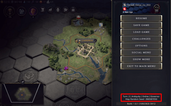 Map Random Seed Example