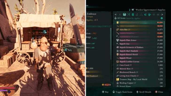 Avowed - Sky Mother’s Embrace Location in Galawain’s Tusks