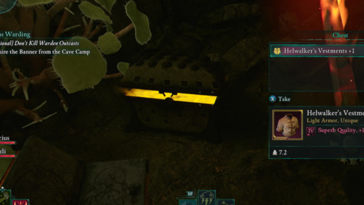 Avowed - Helwalker’s Vestments Location in Galawain’s Tusks