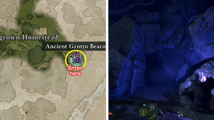 Avowed - Ancient Grotto Location