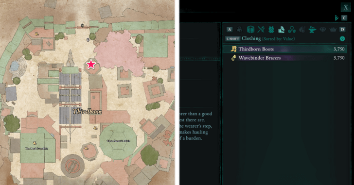 Avowed - Thirdborn Boots Location