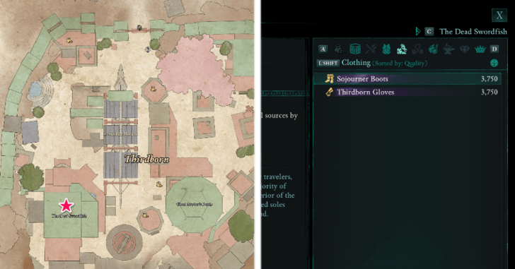 Avowed - Thirdborn Gloves Location