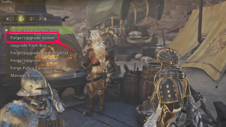 Select Upgrade Armor