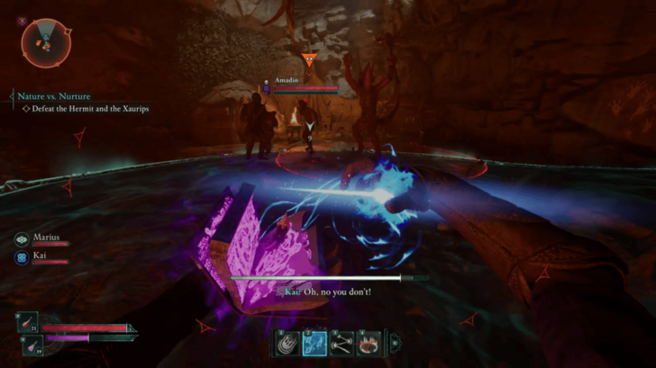 Fight Amadio and His Xaurips