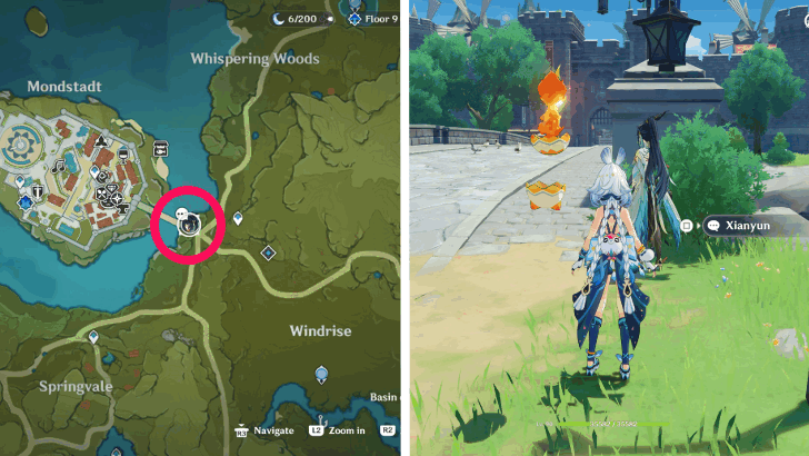 Genshin - Xianyun Location 3