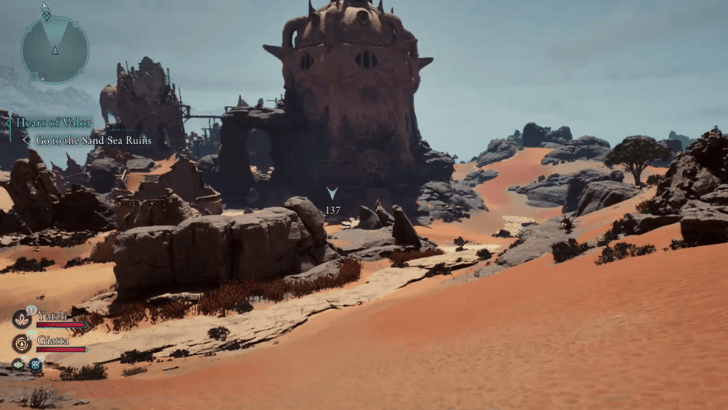 Going to Sand Sea Ruins