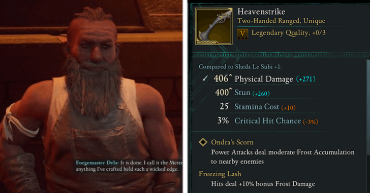 Avowed - Heavenstrike Location in Galawain’s Tusks