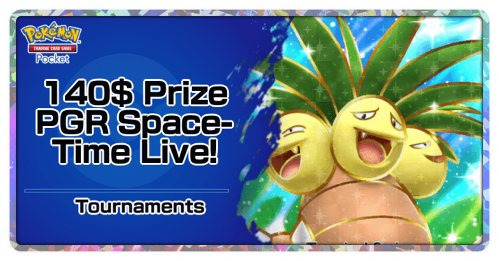140$ Prize PGR Space-Time Live!