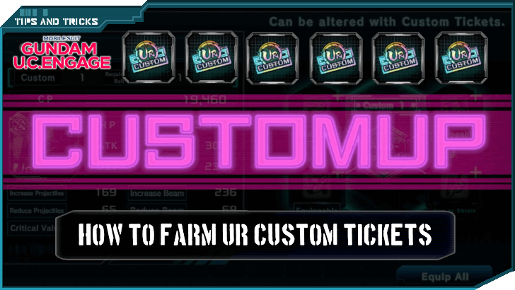 How To Farm UR Custom Tickets - Gundam UC Engage