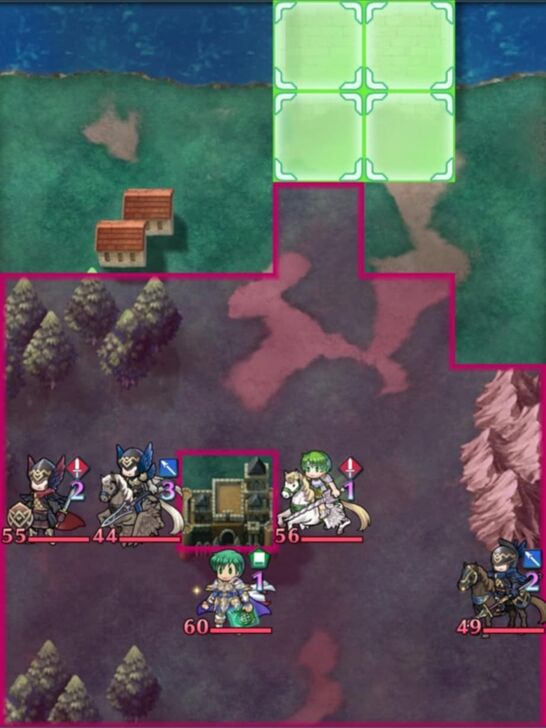 Fire Emblem Heroes - Ced and Fee Lunatic Map