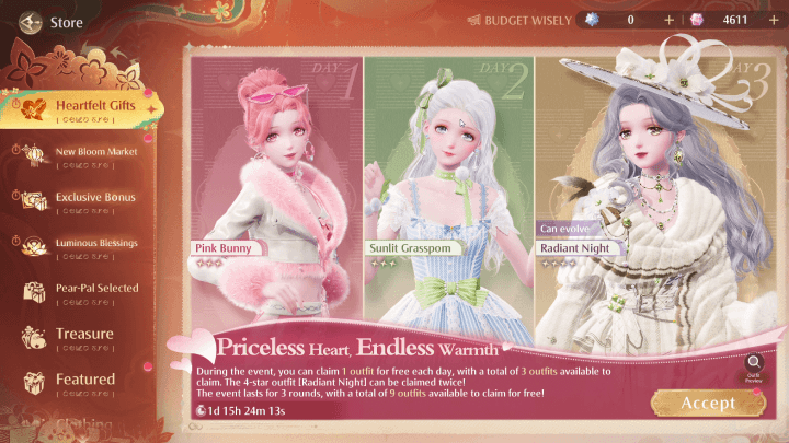 Infinity Nikki - Version 1.2 Heartfelt Gifts