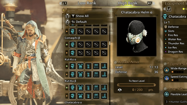 High Rank Armor Can Be Forged