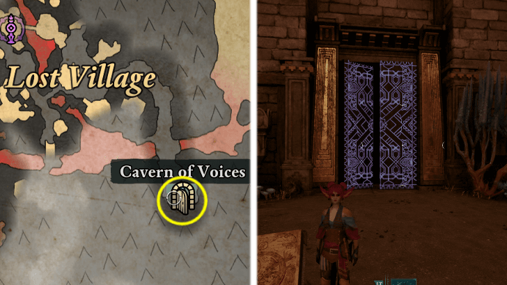 Avowed - Cavern of Voices Location