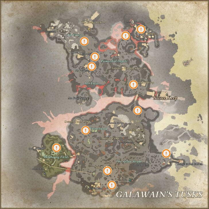 Galawains Tusks Fast Travel Points