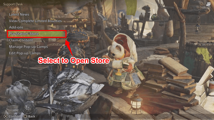 Monster Hunter Wilds Support Desk Platform Store