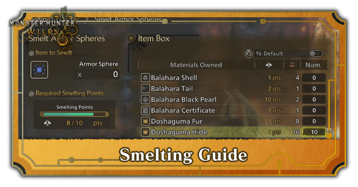 Monster Hunter Wilds Smelting Guide