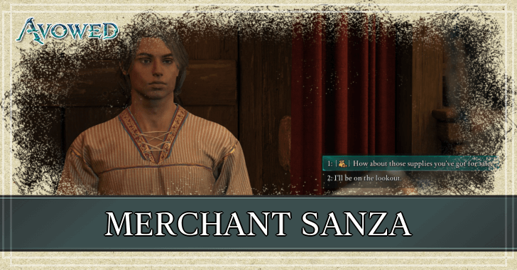 Avowed - Sanza Location and Shop Inventory Banner