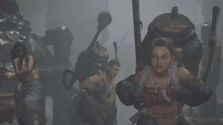 Monster Hunter Wilds - Maki Running Away