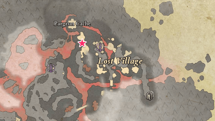 Avowed - Lost Village Map