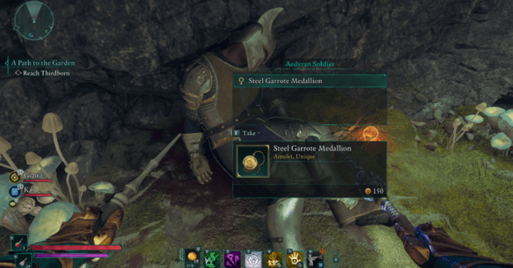 Avowed - Steel Garrote Medallion World Location