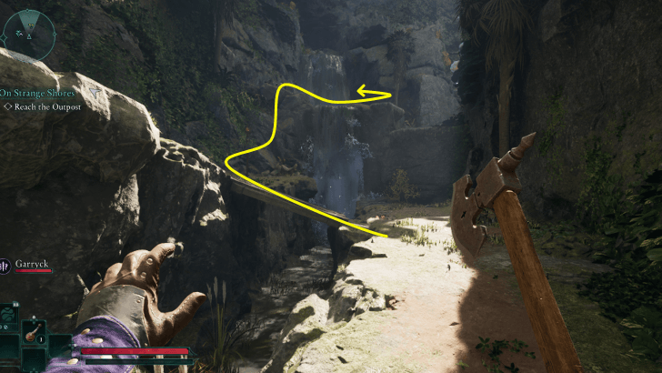 Avowed - Behind the Waterfalls past the Trip Wires