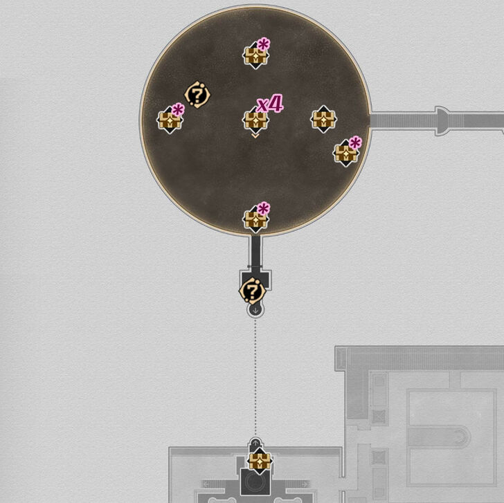 HSR Bloodbathed Battlefront Castrum Kremnos B1 North Map