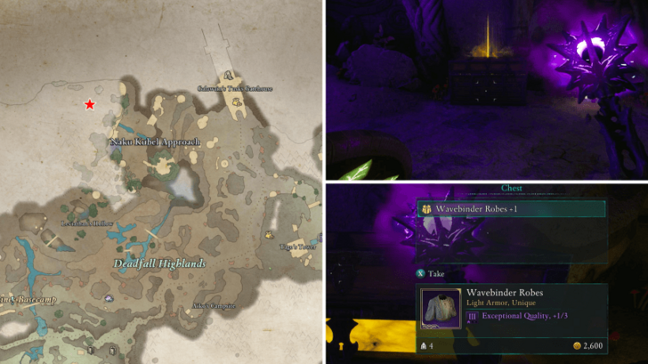 Wavebinder Robes Location