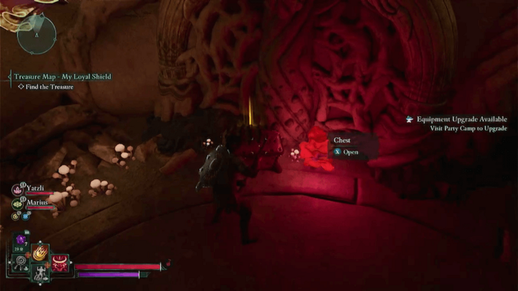 My Loyal Shield Treasure World Location