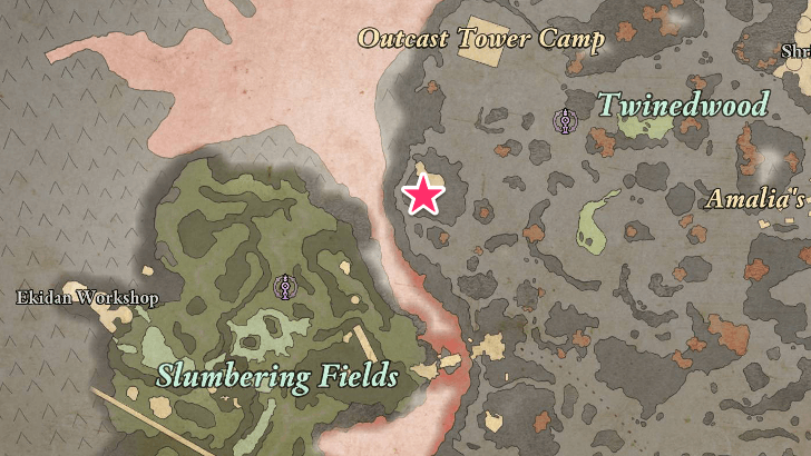My Loyal Shield Treasure Map Location