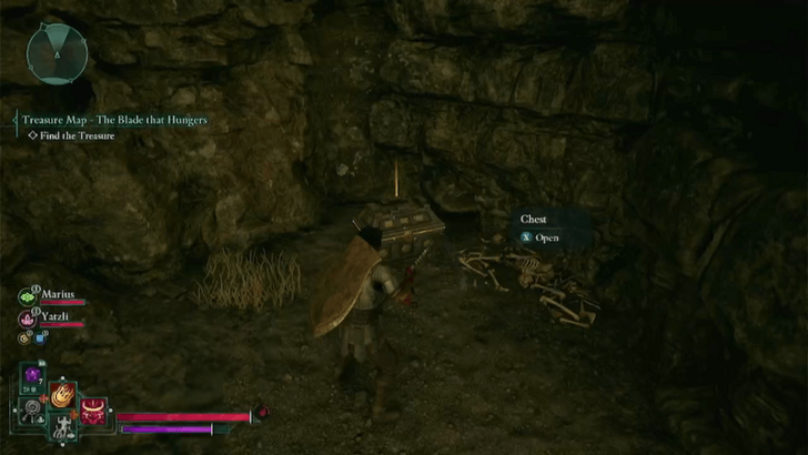 The Blade that Hungers Treasure World Location