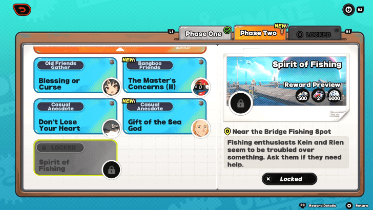 Complete All Phase 2 Anecdotes