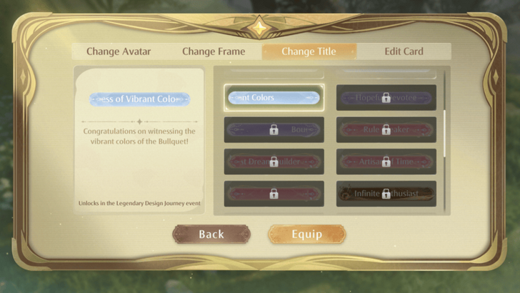 Witness of Vibrant Colors