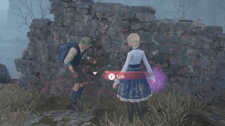 Talk to Locke Outside Palace Ruins