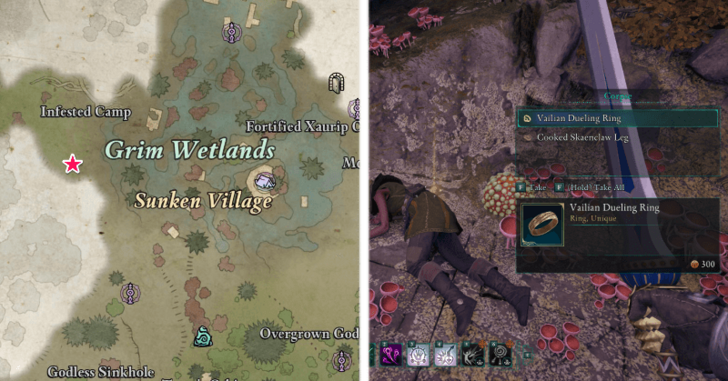 Avowed - Vailian Dueling Ring Location