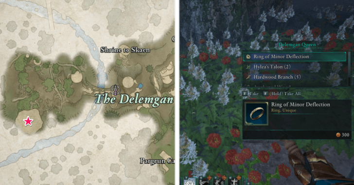 Avowed - Ring of Minor Deflection Location