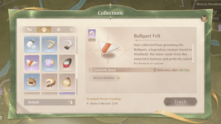 Bullquet Felt Tracker