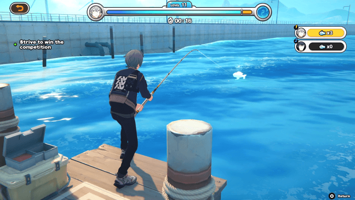 Have a Fishing Duel with Samuel
