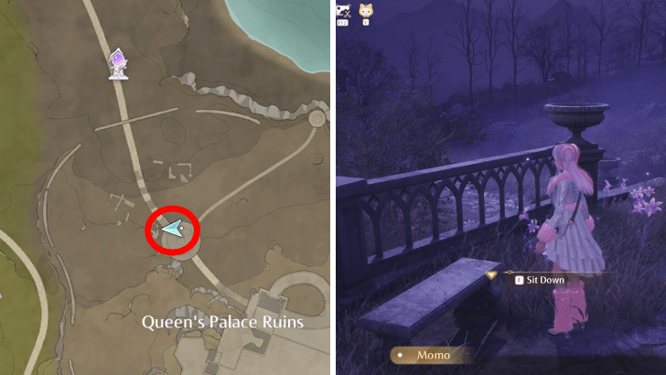 Infinity Nikki The Whispering Bench Quest Location