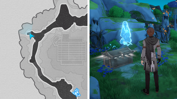 HSR Murmuring Woods Grove of Epiphany Chest 1 Location