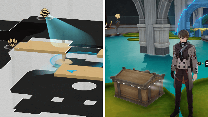 HSR Murmuring Woods Grove of Epiphany Chest 13 Location