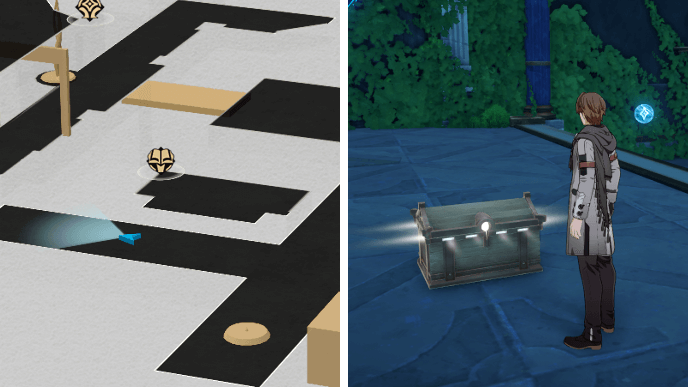 HSR Murmuring Woods Grove of Epiphany Chest 30 Location