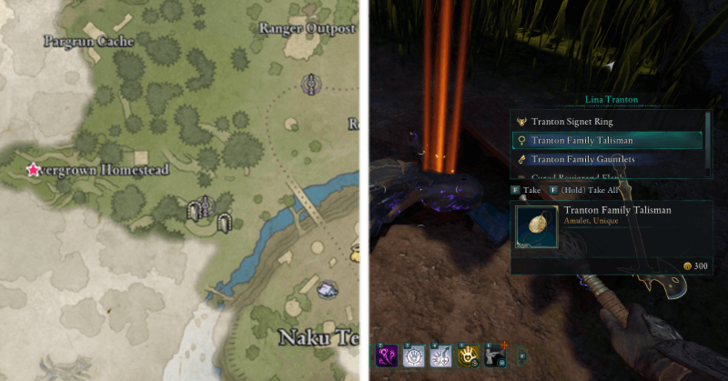 Avowed - Tranton Family Talisman Location