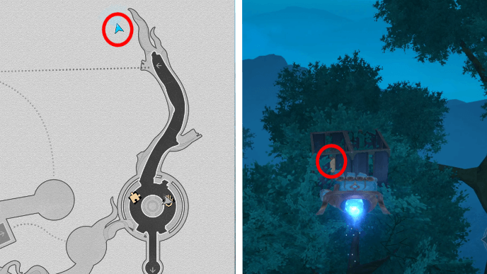 Honkai Star Rail - Murmuring Woods Grove of Epiphany - Coin of Whimsy 3 Location