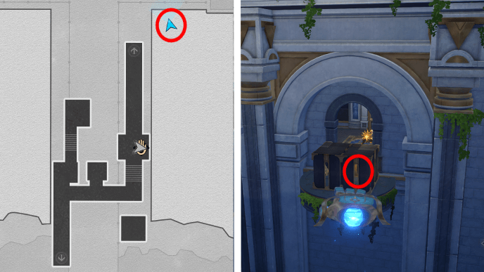 Honkai Star Rail - Sanctum of Prophecy Janusopolis - Coin of Whimsy 3 Location