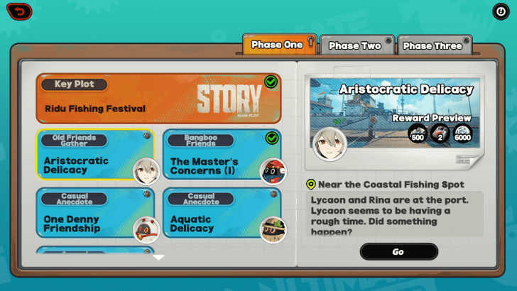 Port Anecdotes Quests