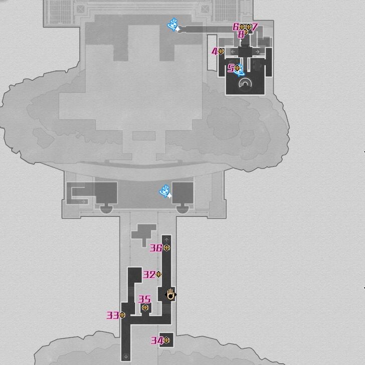 HSR Sanctum of Prophecy Janusopolis B2 Chest Map