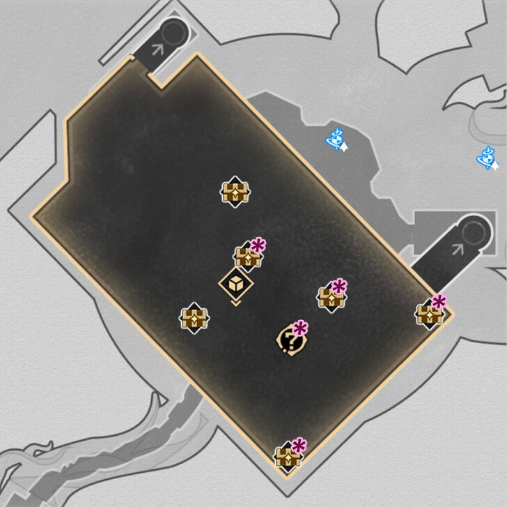 HSR Murmuring Woods Grove of Epiphany B1 Map