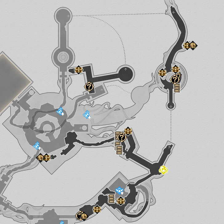 HSR Murmuring Woods Grove of Epiphany F2 Map